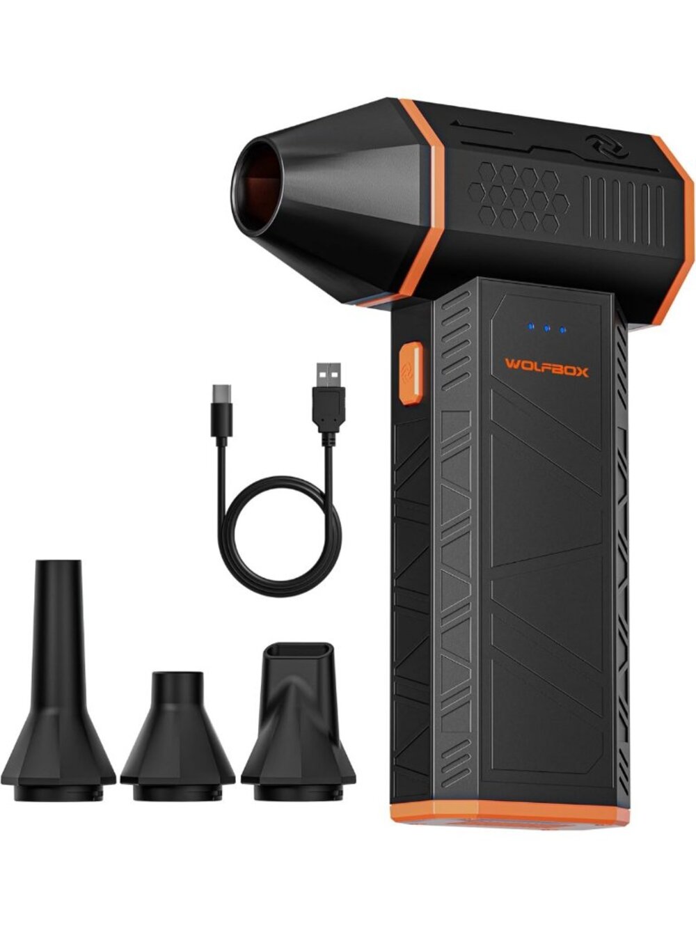 High-Power Electric Air Duster - 110000RPM Mini Blower with Fast Charging
